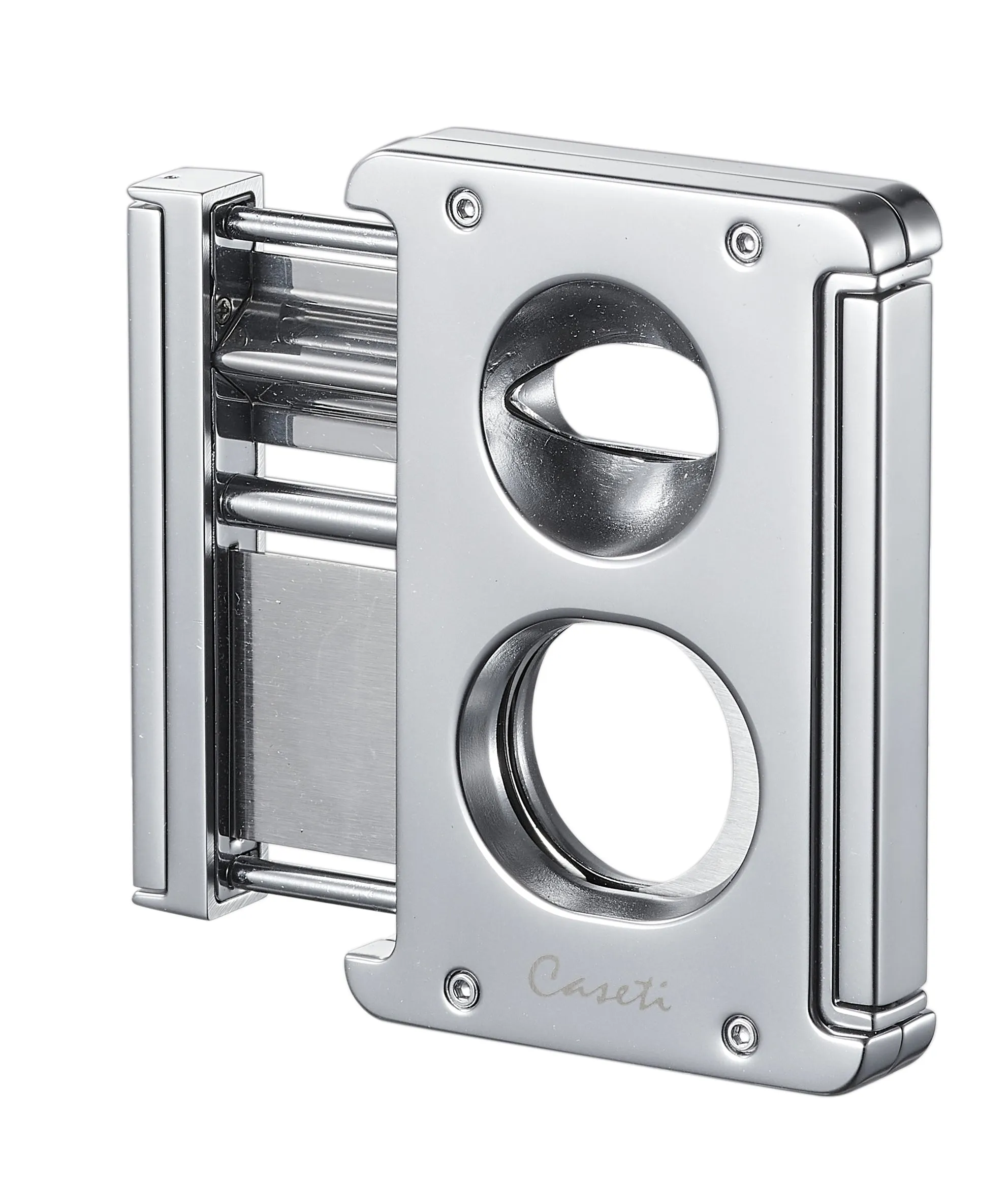 Caseti Trident X 3-in-1 Cigar Cutter - Chrome