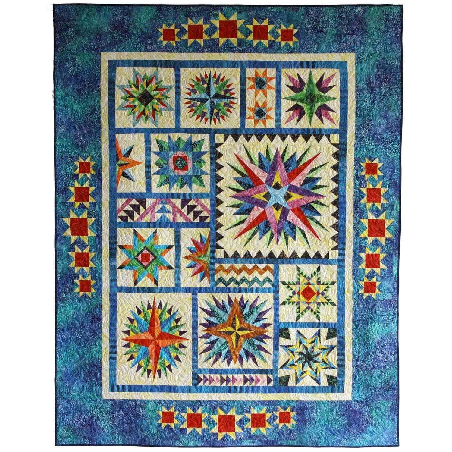 Celestial Stars BOM Quilt Kit