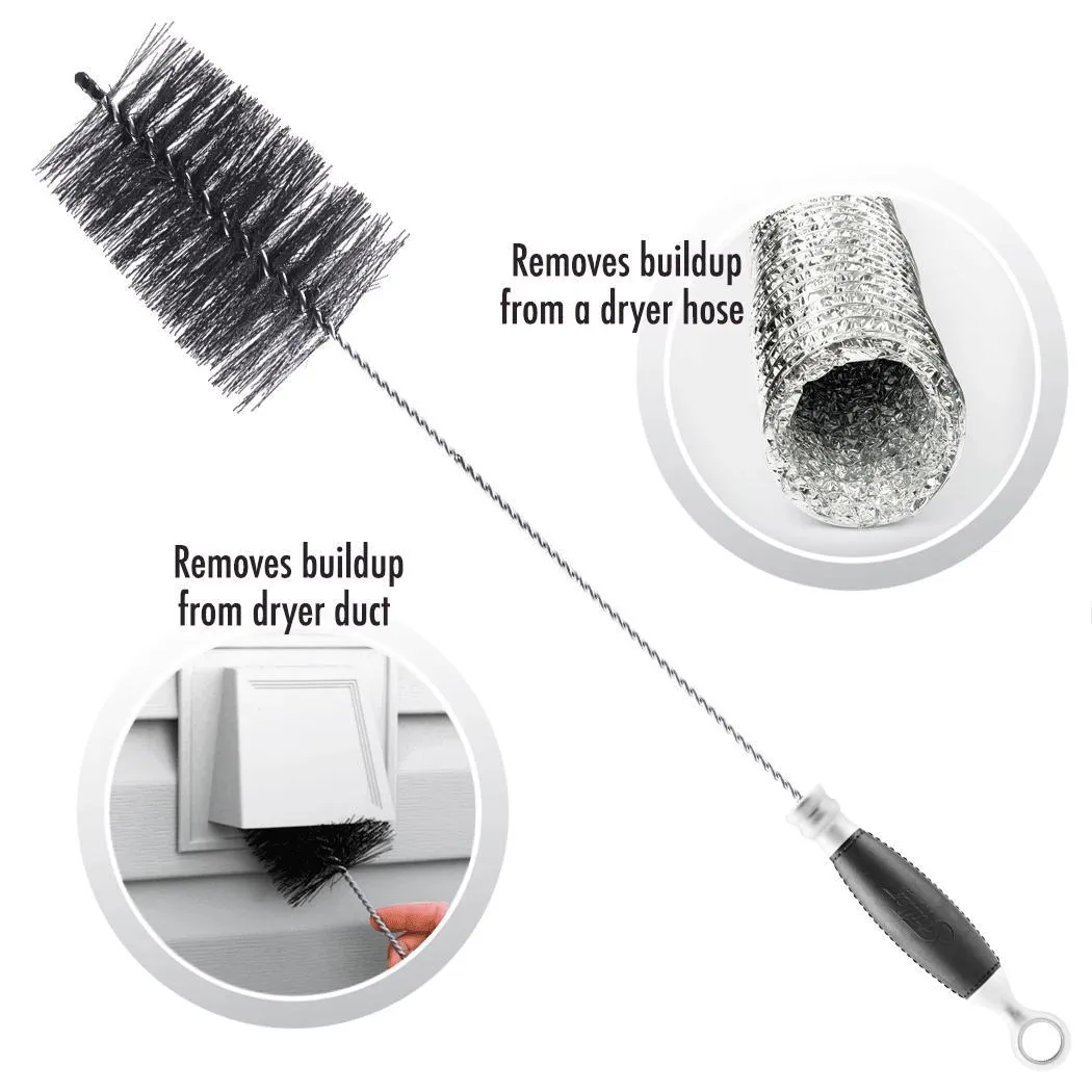 Clothes Dryer Hose Brush Gets Rid of Lint Buildup