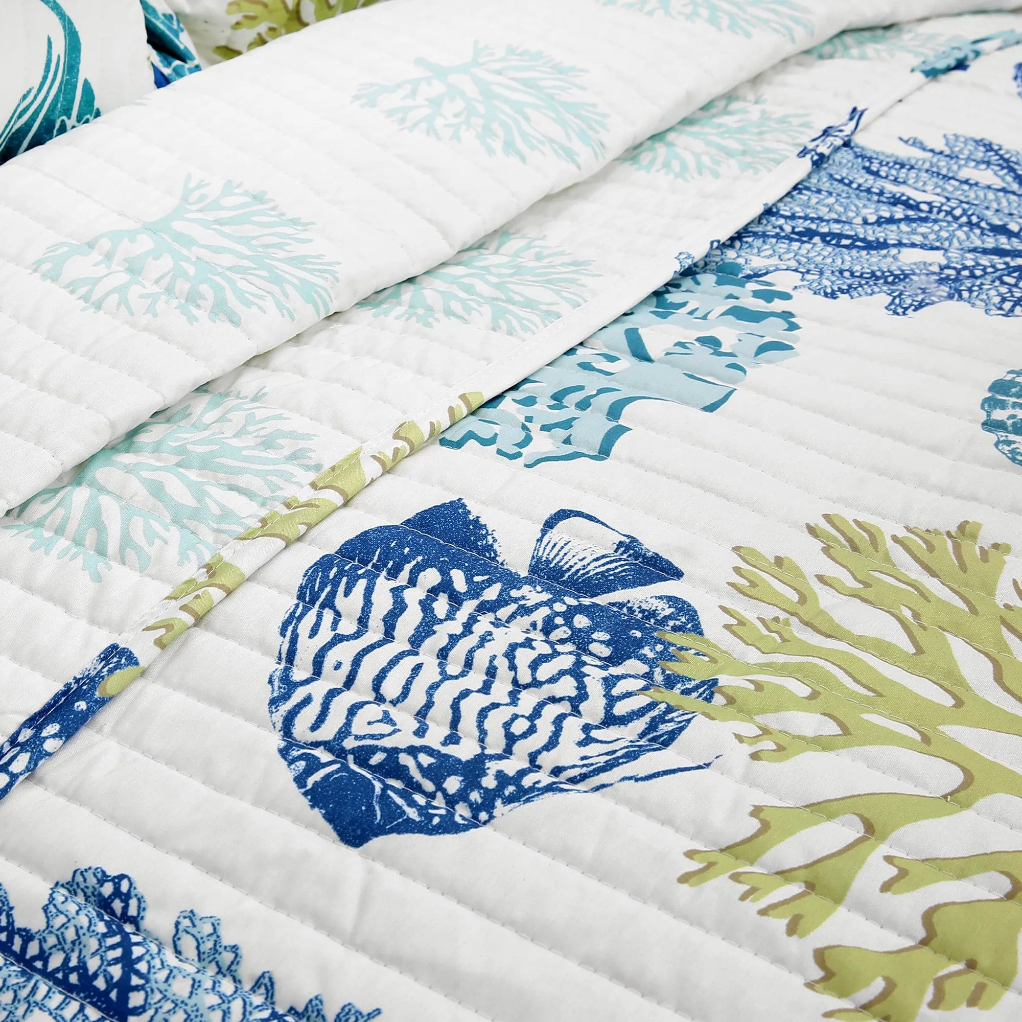 Coastal Reef Quilt 3 Piece Set