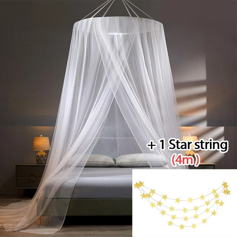 Compact Mosquito Net Canopy for Versatile Indoor and Outdoor Use - Quick Setup & Travel-Friendly