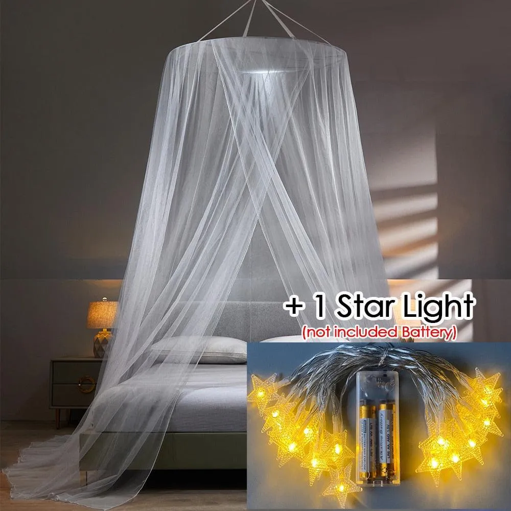 Compact Mosquito Net Canopy for Versatile Indoor and Outdoor Use - Quick Setup & Travel-Friendly