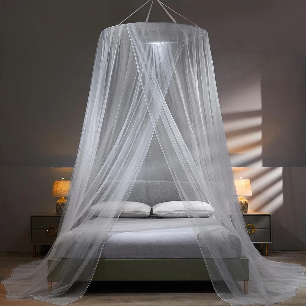 Compact Mosquito Net Canopy for Versatile Indoor and Outdoor Use - Quick Setup & Travel-Friendly