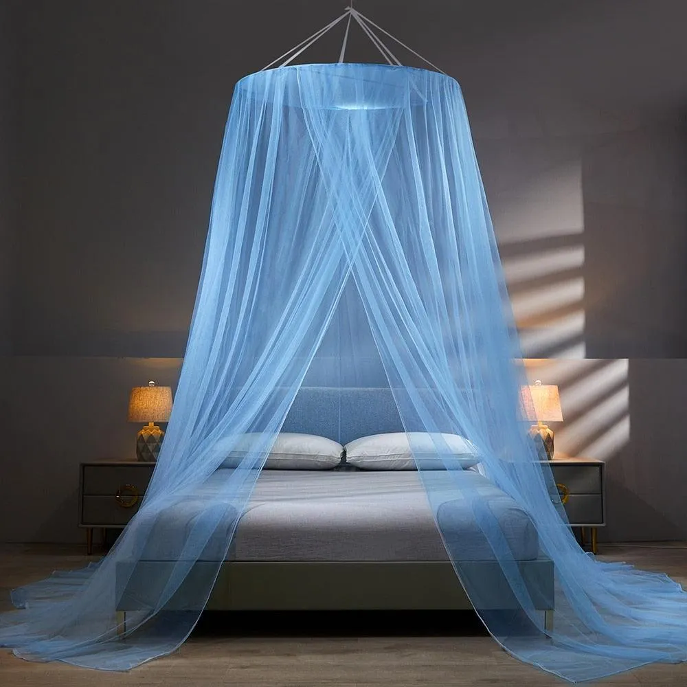 Compact Mosquito Net Canopy for Versatile Indoor and Outdoor Use - Quick Setup & Travel-Friendly