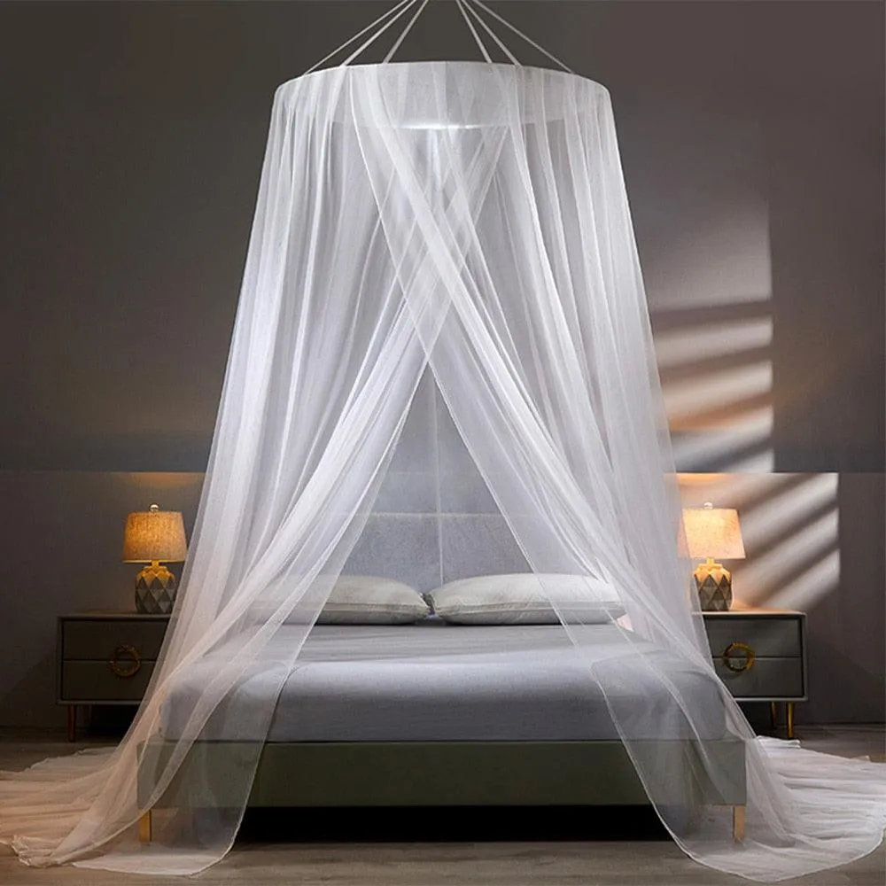 Compact Mosquito Net Canopy for Versatile Indoor and Outdoor Use - Quick Setup & Travel-Friendly