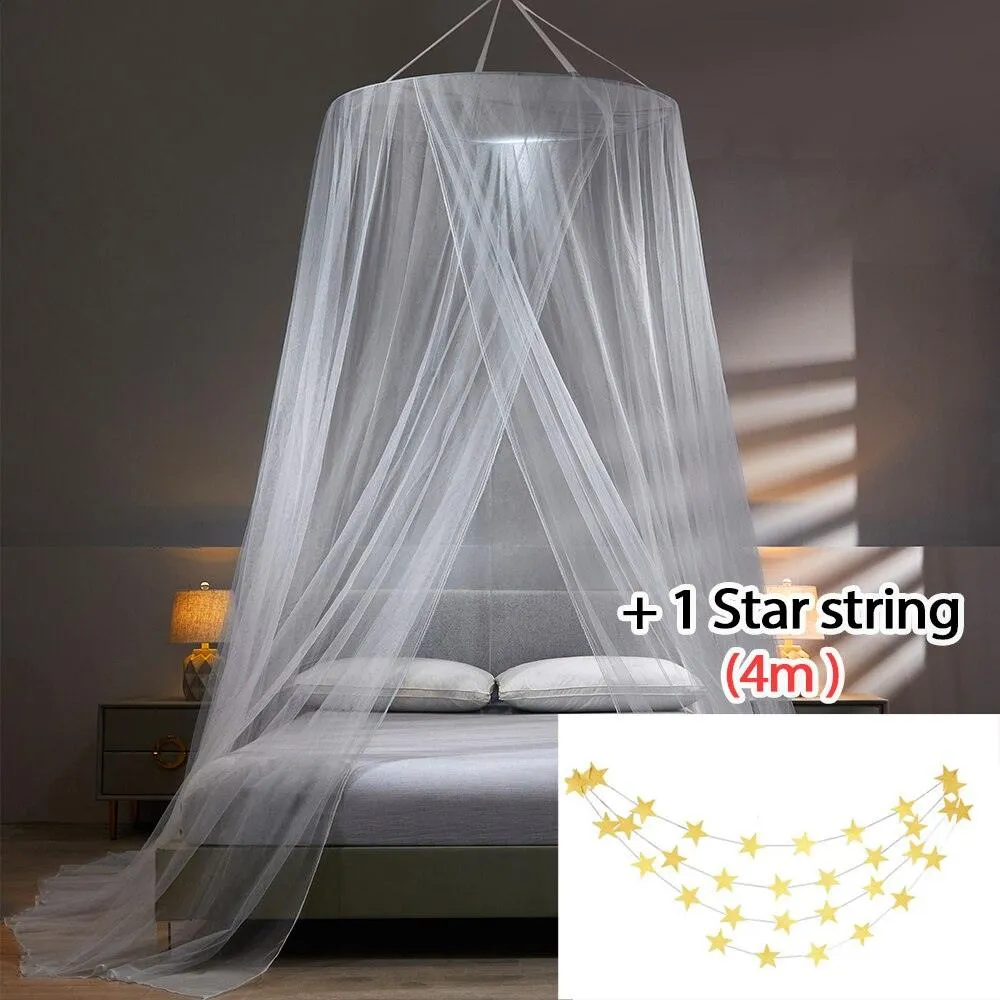 Compact Mosquito Net Canopy for Versatile Indoor and Outdoor Use - Quick Setup & Travel-Friendly