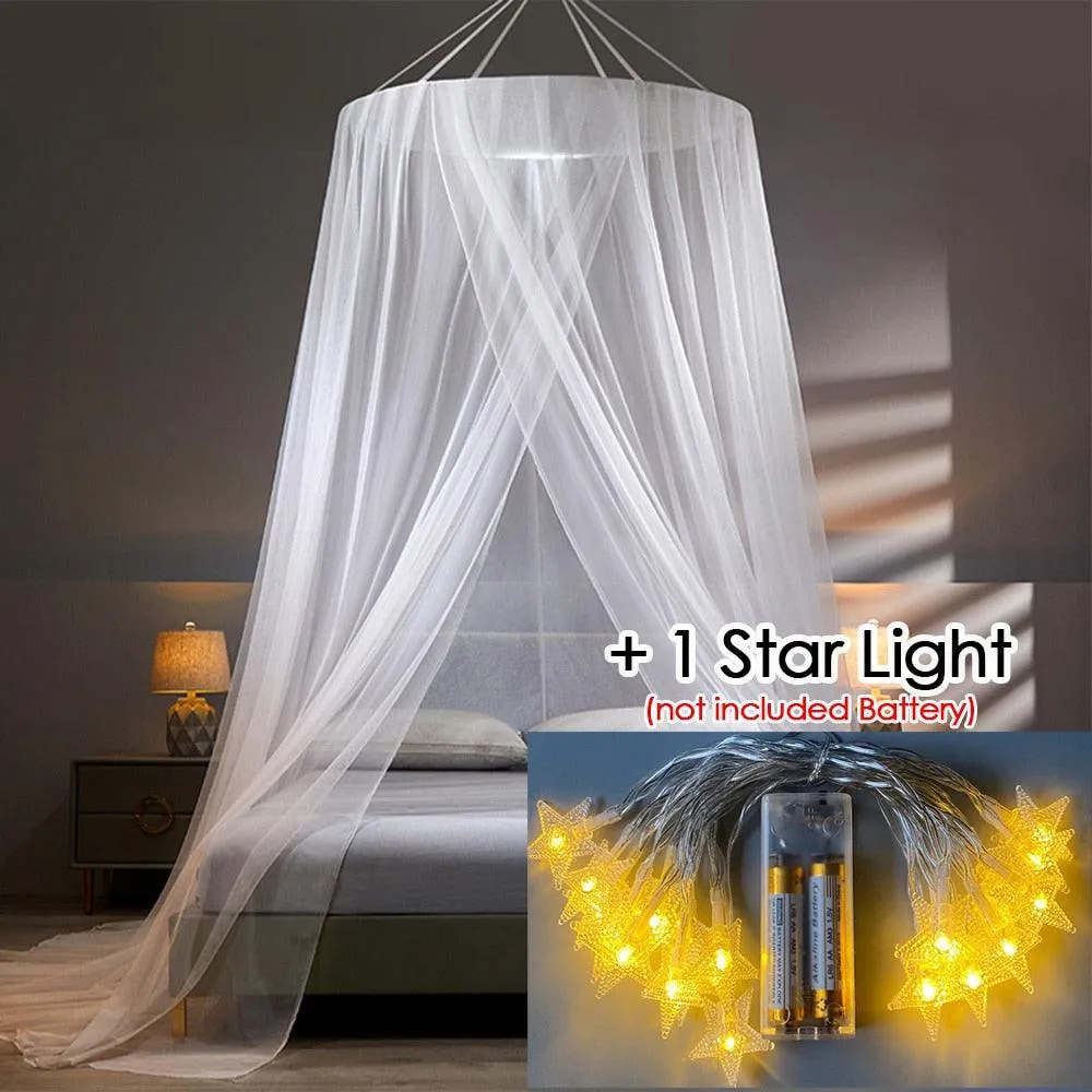 Compact Mosquito Net Canopy for Versatile Indoor and Outdoor Use - Quick Setup & Travel-Friendly