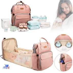 Convertible Crib Baby Diaper Backpack