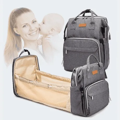 Convertible Crib Baby Diaper Backpack