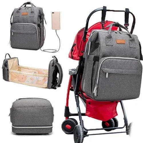 Convertible Crib Baby Diaper Backpack