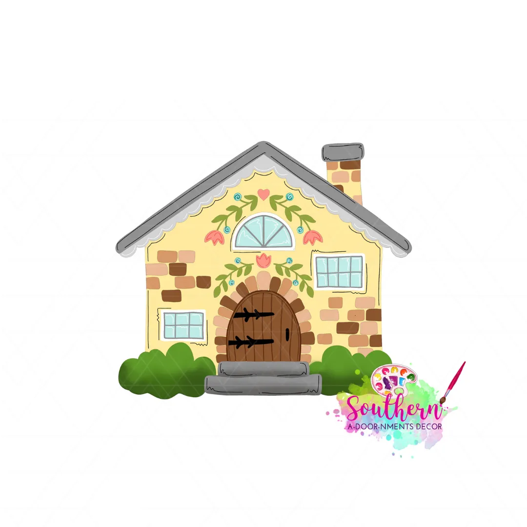 Cottage Home Template & Digital Cut File