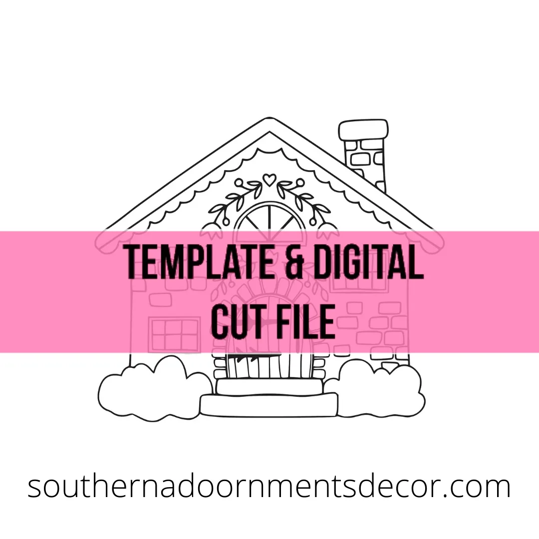 Cottage Home Template & Digital Cut File