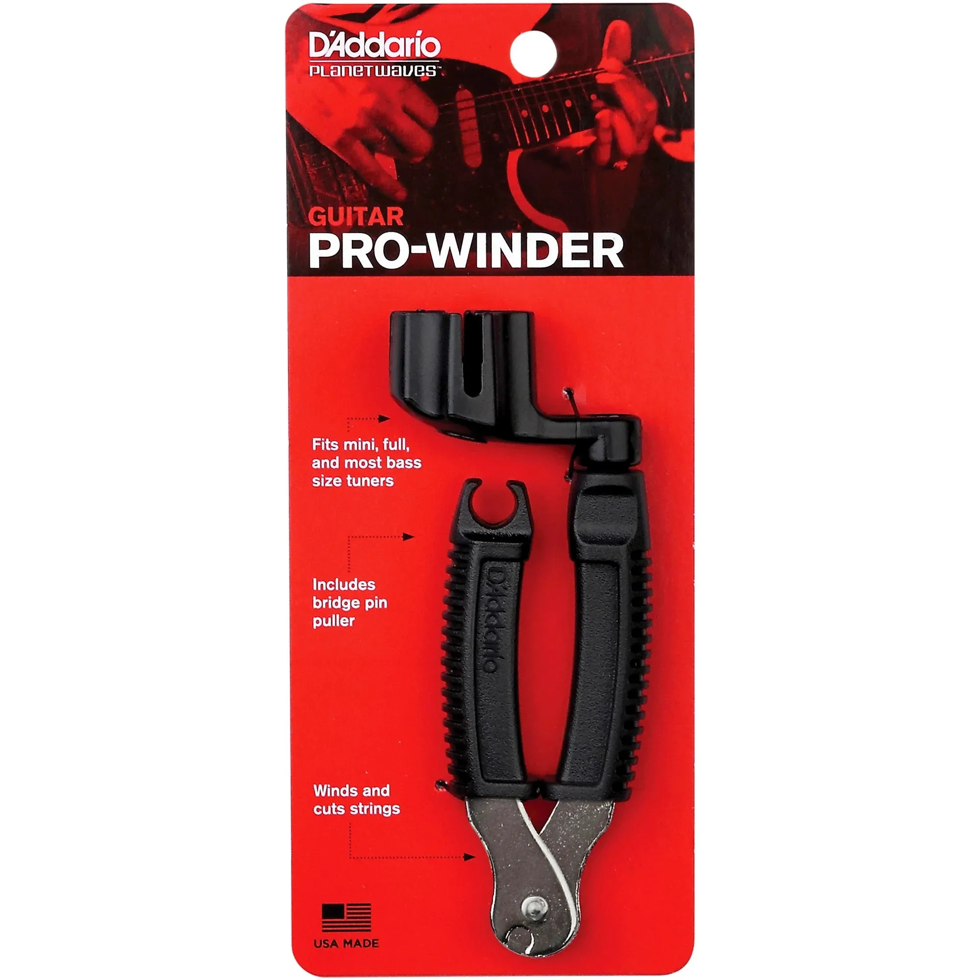 D'Addario DP0002 Planet Waves Pro-Winder String Winder/Cutter