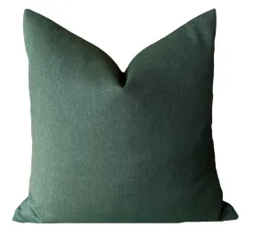 Dark Ivy Green Sunbrella Outdoor Pillow cover / Sunbrella Solid Pillow Cover