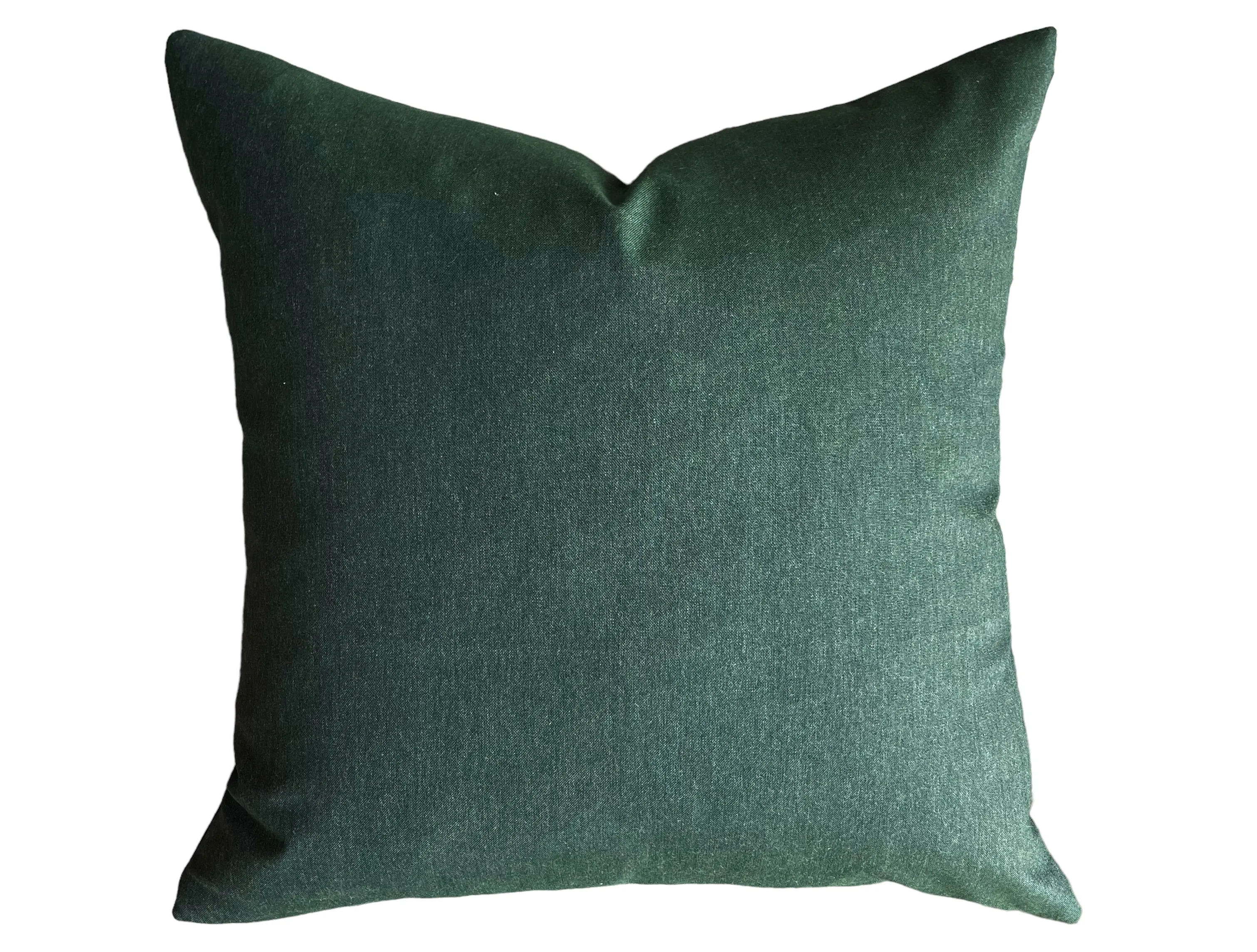 Dark Ivy Green Sunbrella Outdoor Pillow cover / Sunbrella Solid Pillow Cover