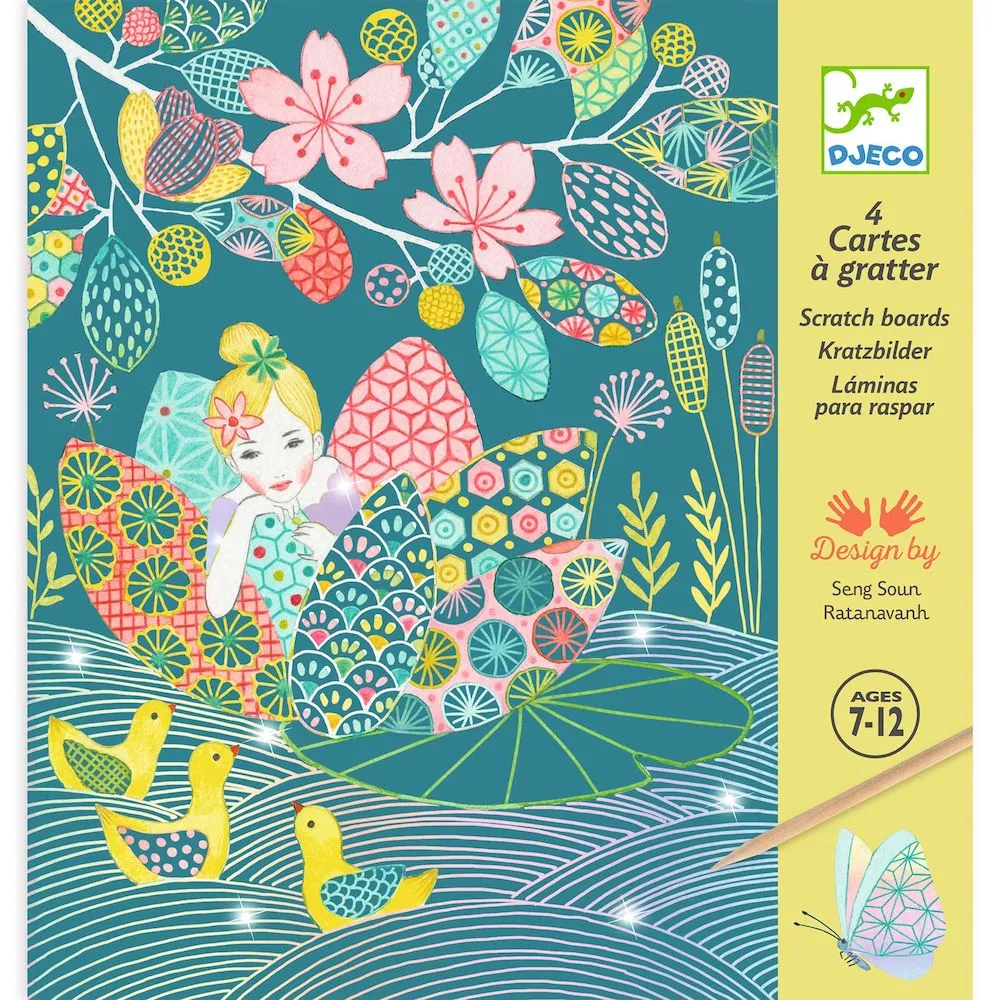 Djeco Scratch Cards - The Pond