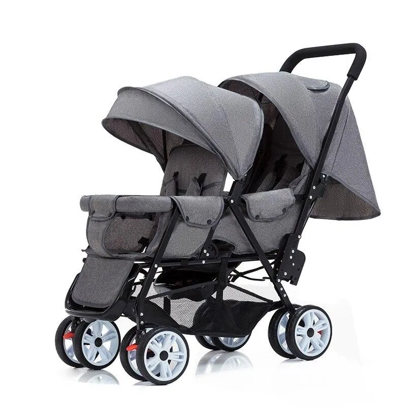 Double Pram Double Buggy Twin Pram