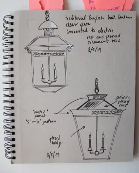 Drawing of English Lanterns