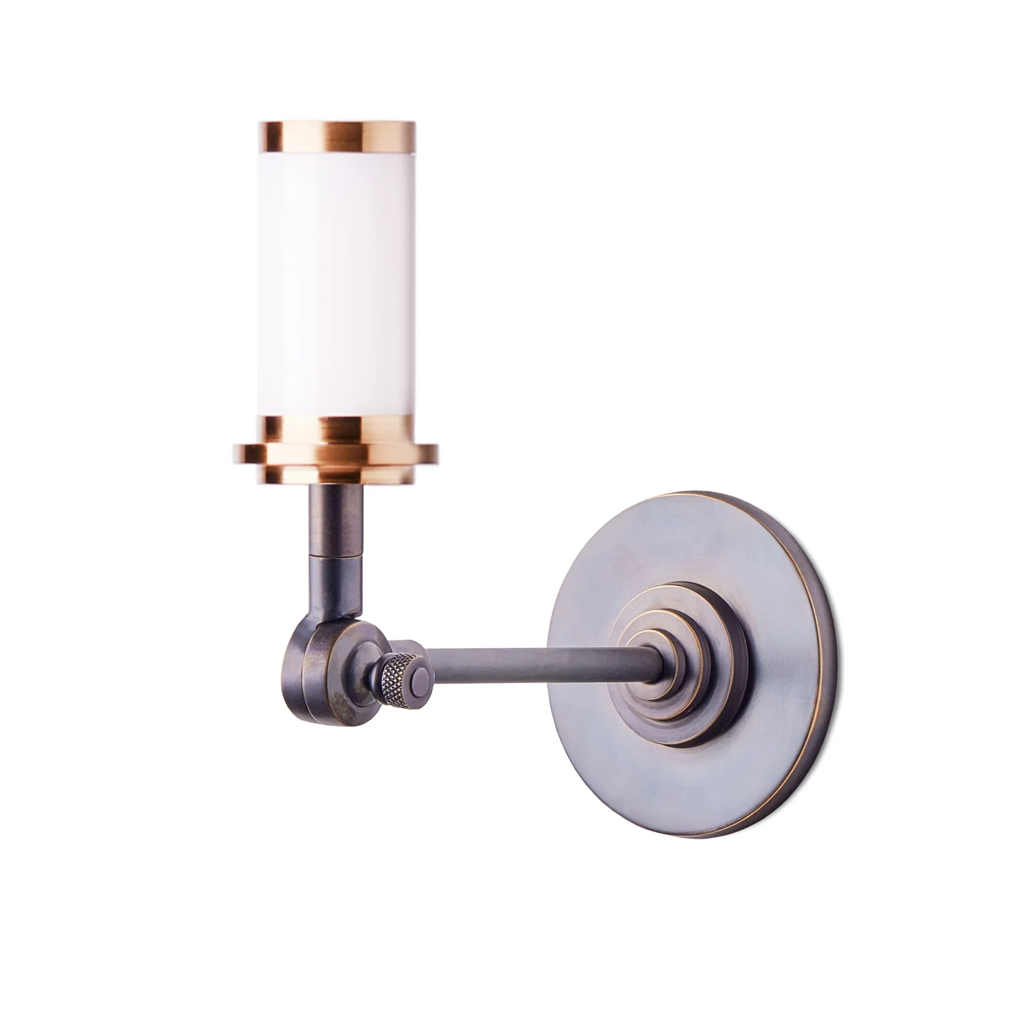 Elbow rechargeable wall fitting in bronze