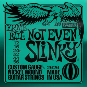 Ernie Ball 2626 Not Even Slinky Nickel Wound Electric Guitars Strings 12-56 Gauge