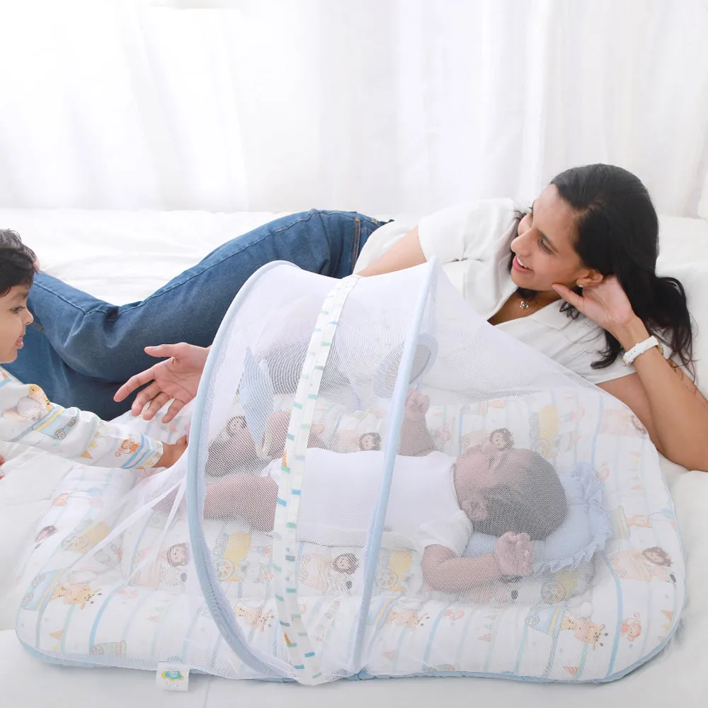 Fancy Fluff Organic Mosquito Net Set- Joy Ride