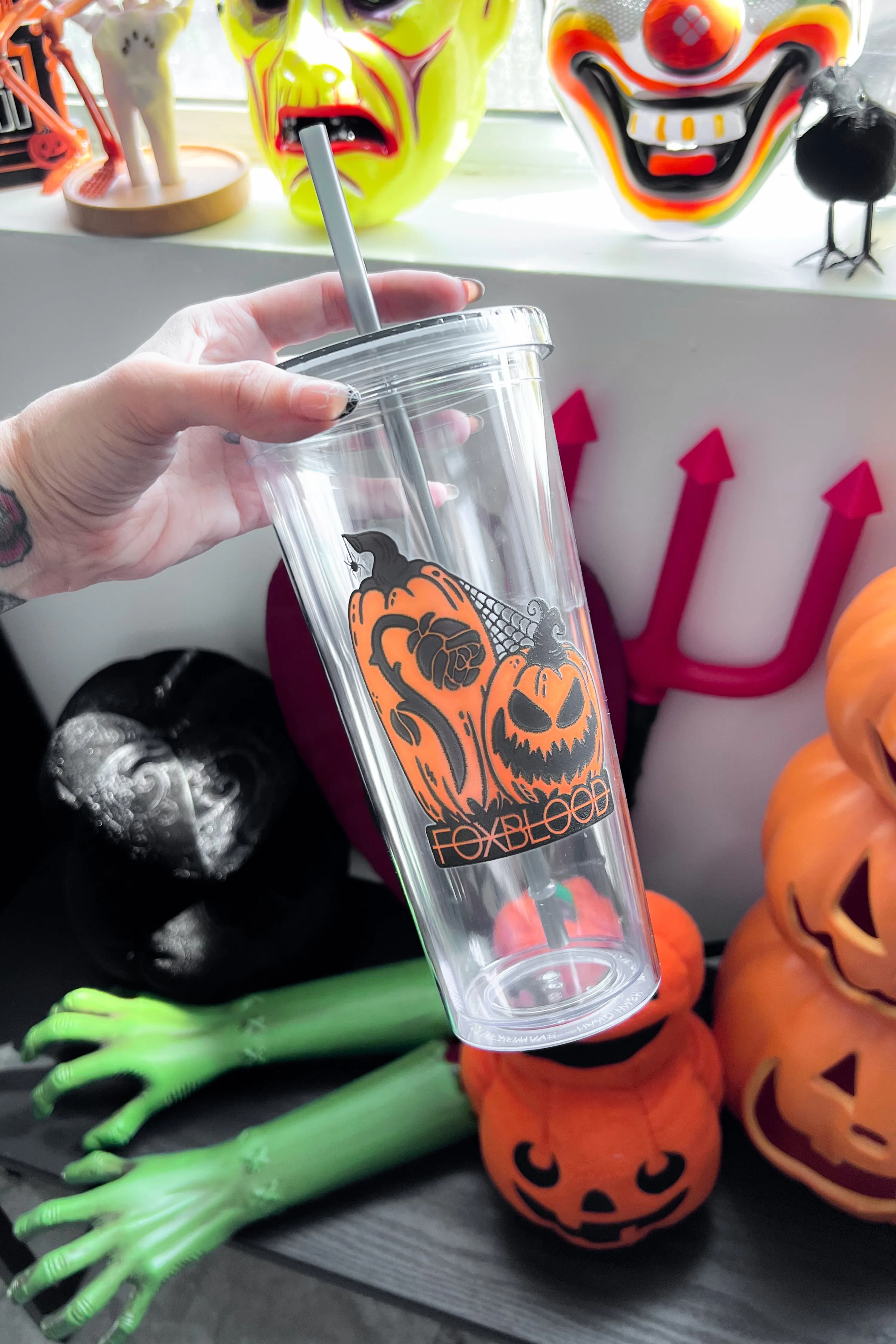 Foxblood Frights Jack-o-lanterns Tumbler