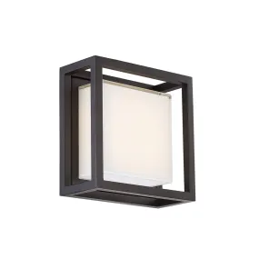 Framed Outdoor Wall Light in Bronze