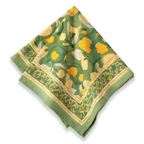 Fruit Napkins Yellow & Green, Set of 6