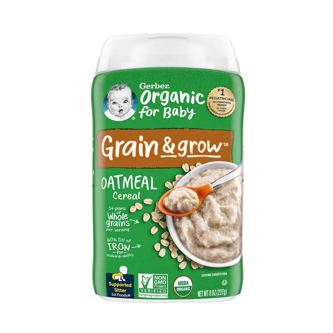 Gerber Baby Food Cereal 227g - Single Grain/Multigrain/Oatmeal/ Whole Wheat/ Probiotic