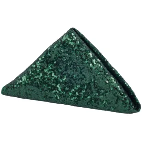 Glitz Sequin Napkin 20"x20" - Emerald Green