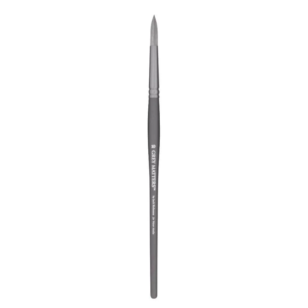 Gray Matters Synthetic Water Media Brush Round