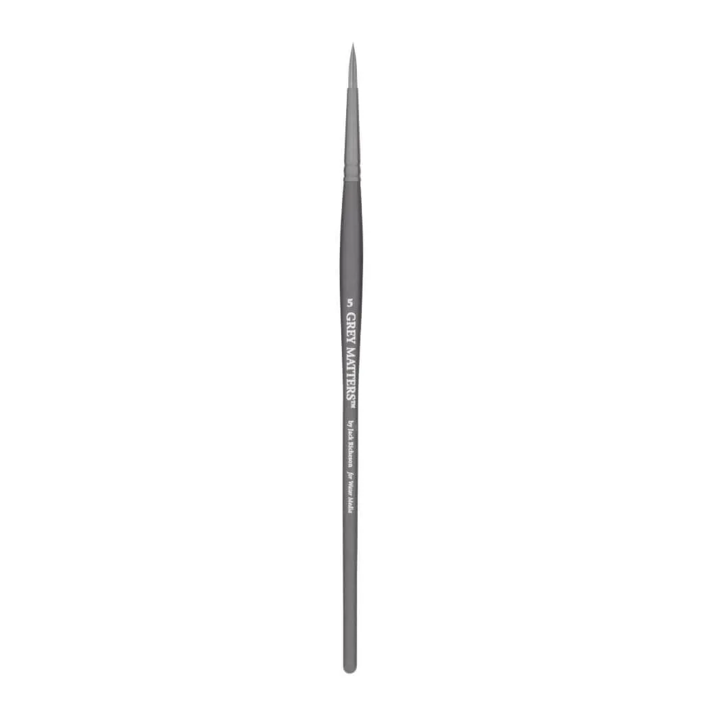 Gray Matters Synthetic Water Media Brush Round