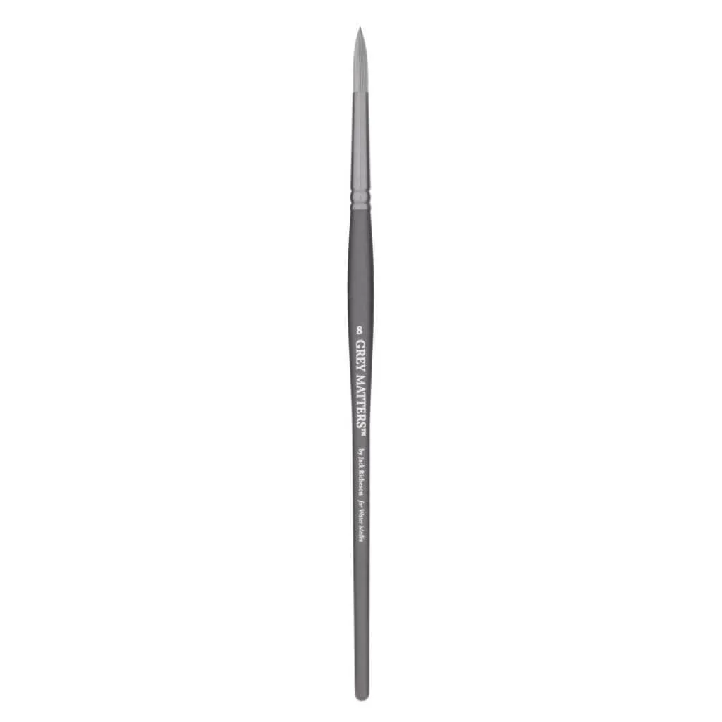 Gray Matters Synthetic Water Media Brush Round