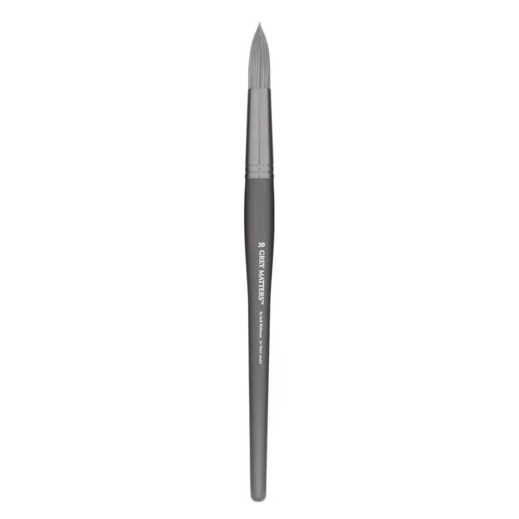 Gray Matters Synthetic Water Media Brush Round