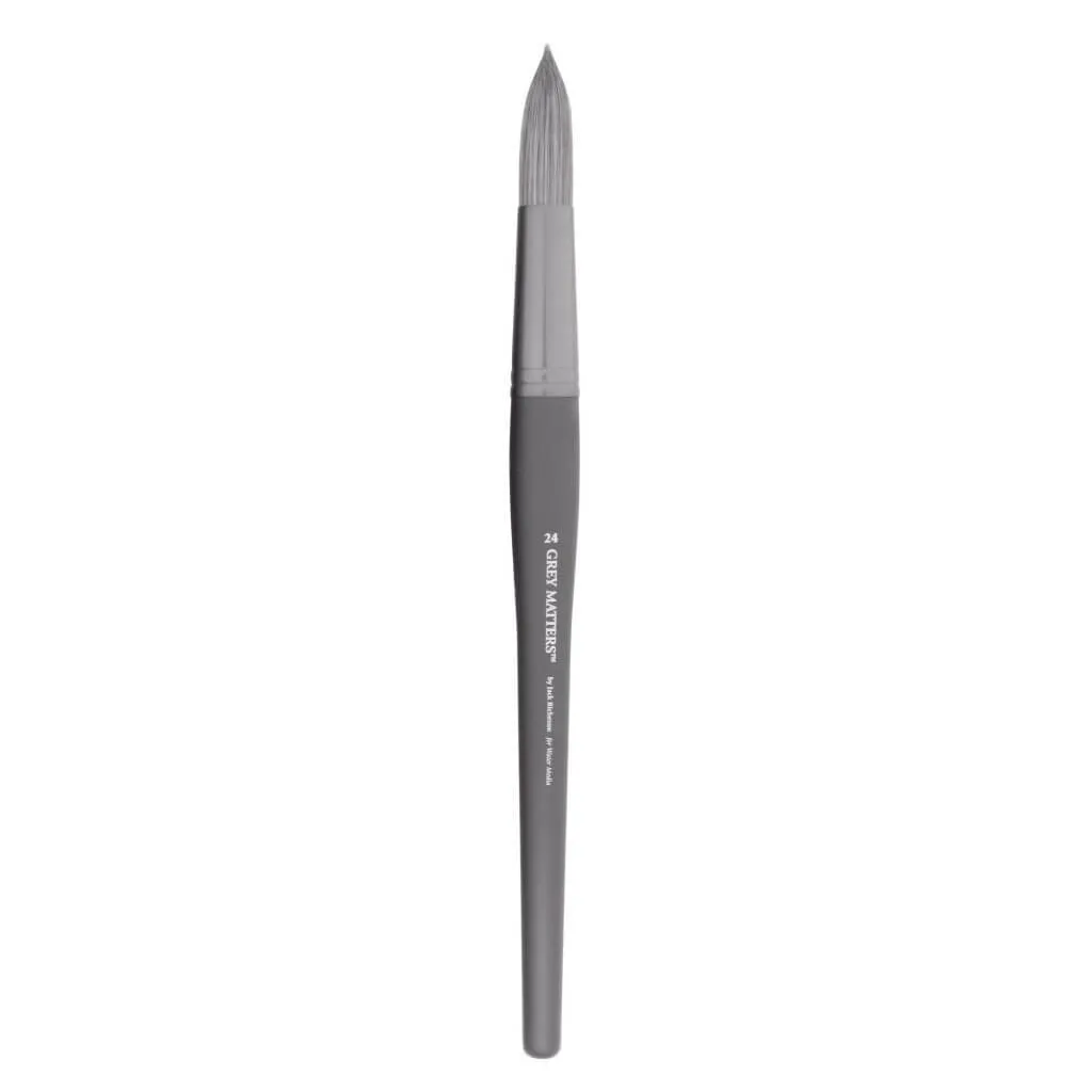 Gray Matters Synthetic Water Media Brush Round