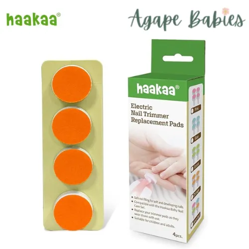 Haakaa Baby Nail Trimmer Replacement Pads - Orange (12 mos.)