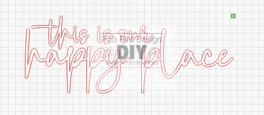 Happy Place Bundle of Cutout Words, w/ frame, SVG File FIVE files