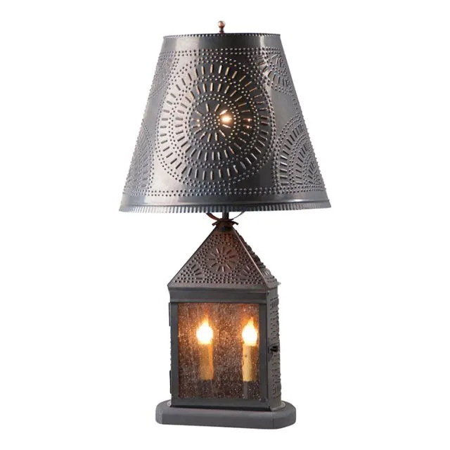 Harbor Lamp with Chisel Shade in Kettle Black