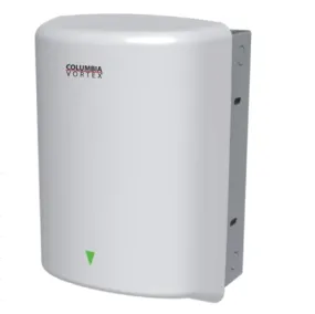 HD-645, COLUMBIA VORTEX (208V-240V) Stamped Steel White Porcelain Recessed High-Speed Hand Dryer