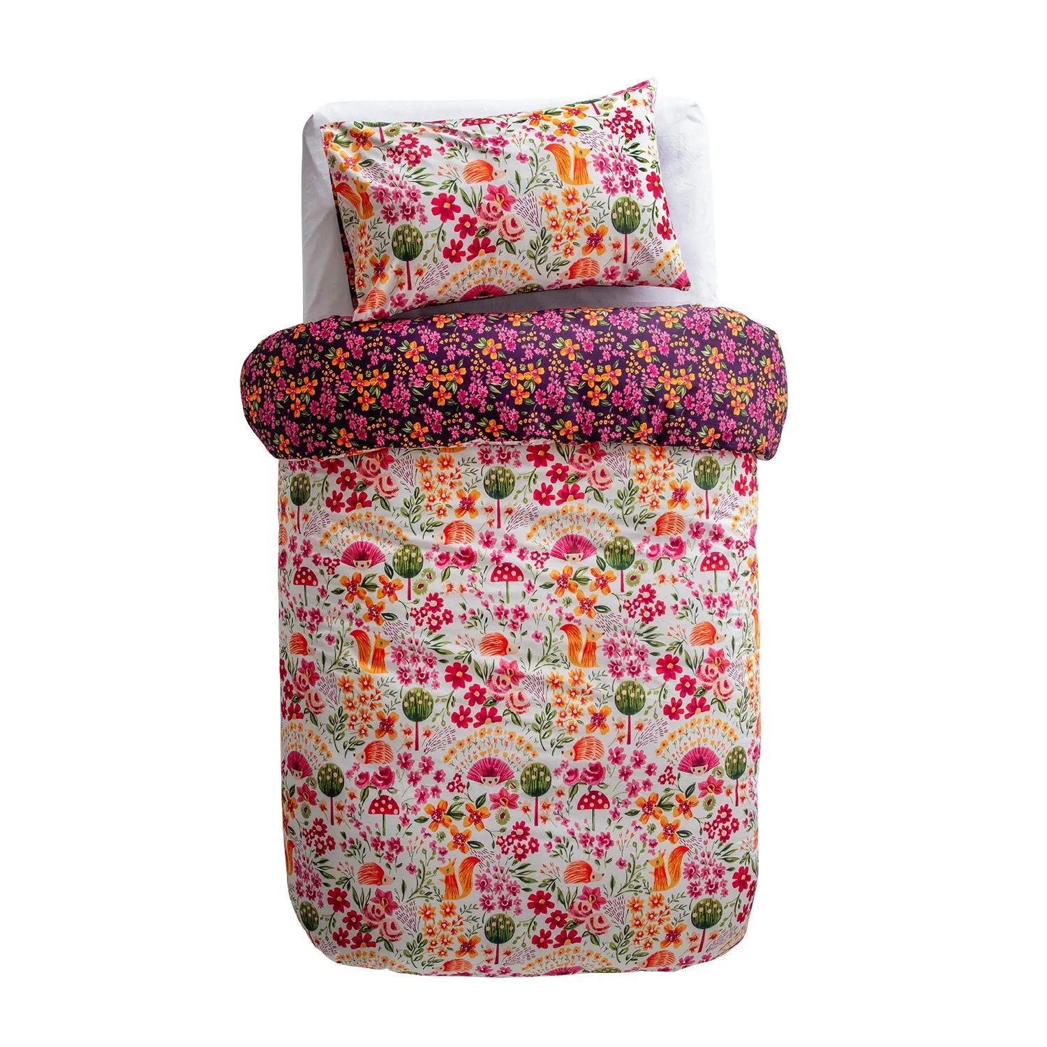 Hettie Pretty Floral Kids Quilt Cover Set