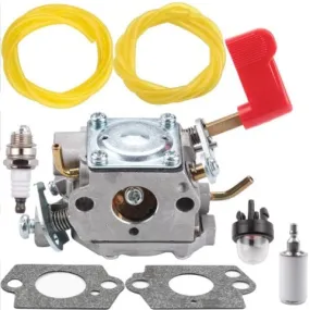 Hipa Carburetor Kit for Poulan PP446 PP446T SM446E PP136E PPB100E PPB150E PPB200E PPB250E PPB300E Trimmer Pole Pruner #545006017 C1U-W32