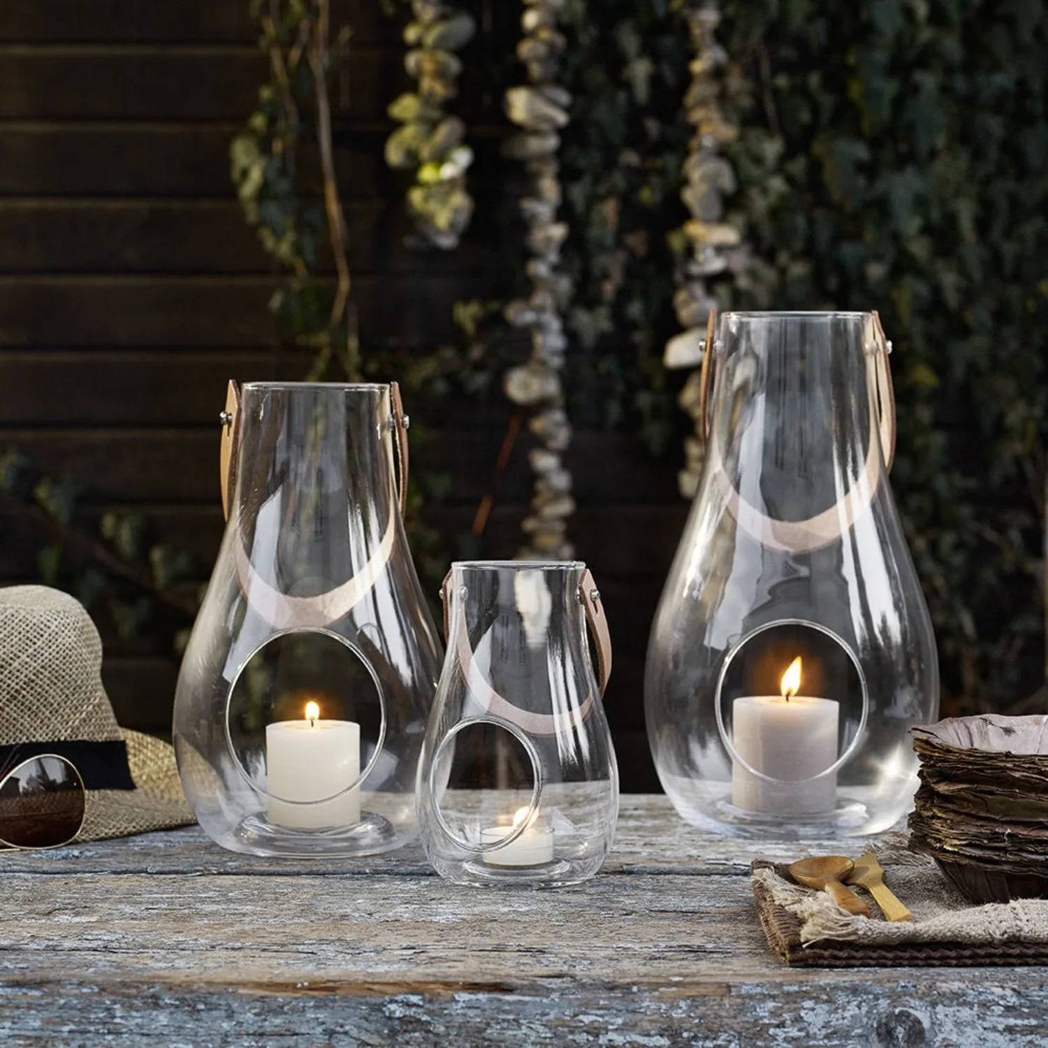 holmegaard | design with light lantern | clear 45cm