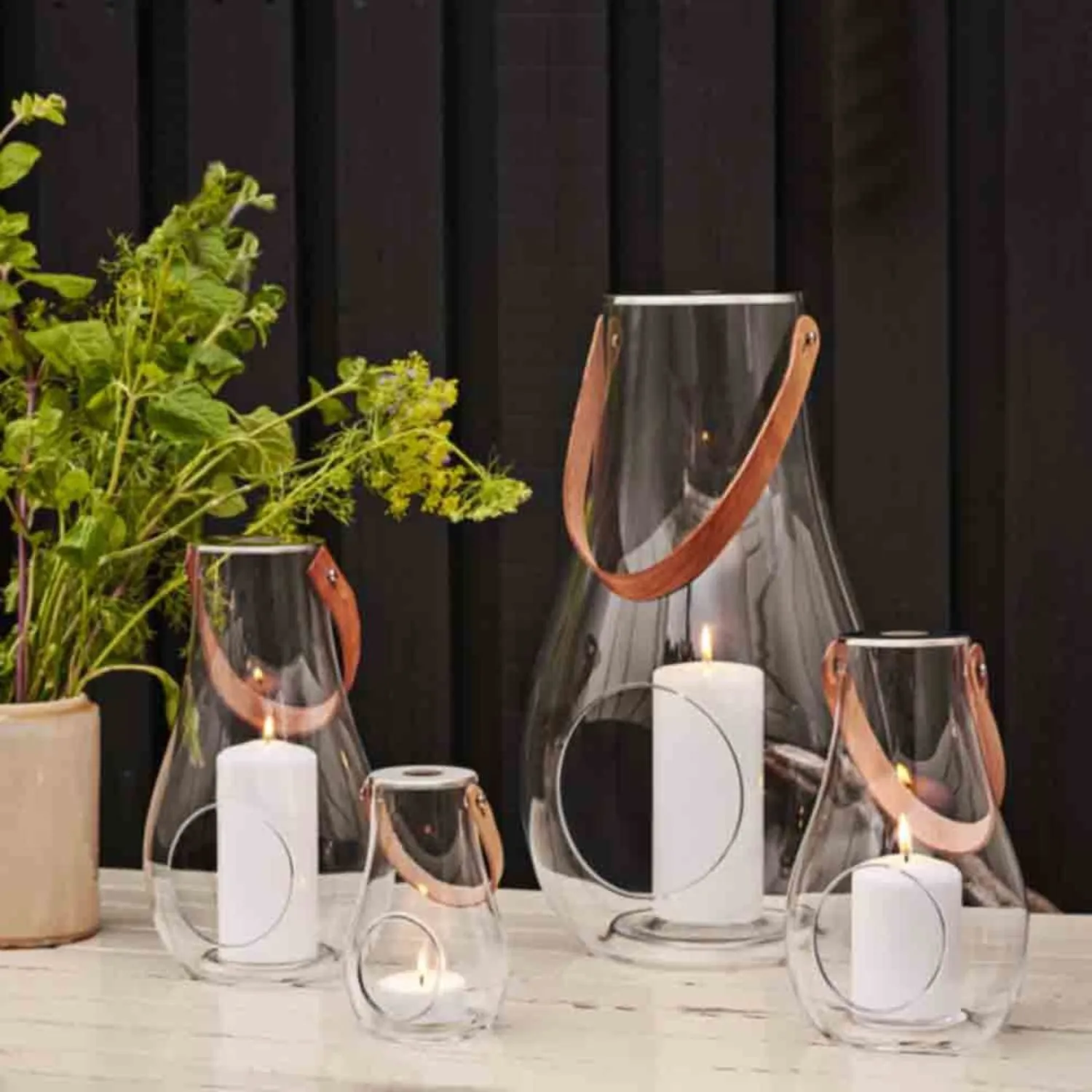 holmegaard | design with light lantern | clear 45cm