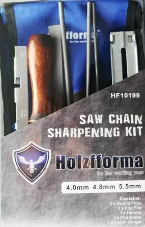 Holzfforma® Chain Saw Sharpening Kit Chainsaw File Tool Set Guide Bar File HF10199