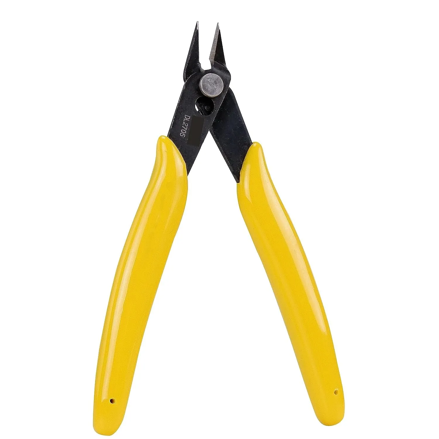 Homdum Electronic Cutting Nippers Flush Cutters Jewellery Cutting Tool Electric Wire Strippers Pliers Size 130 mm, yellow