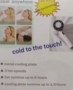 i2 Handheld Fan with Cooling Plate