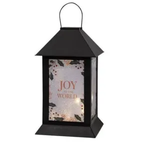 Joy To The World Lantern, Christmas Decor