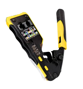 Klein Tools VDV226-110 Ratcheting Modular Data Cable Crimper