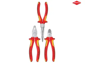 Knipex 00 20 12 3pce VDE Elektro Plier Set