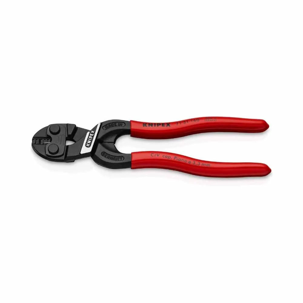 Knipex Tools 71 31 160 6 1/4'' CoBolt S Cutters w/ Notched Blade